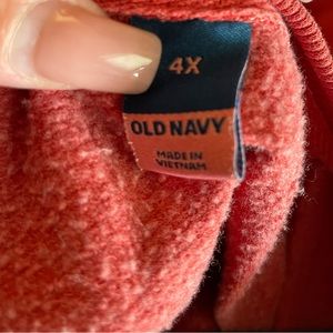 Coral Old Navy sweat suit